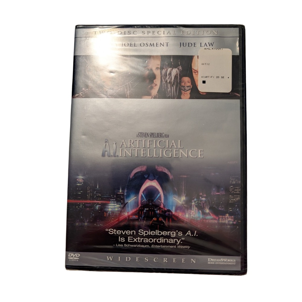 AI Artificial Intelligence DVD 2-Disc Special Edition Spielberg New Sealed